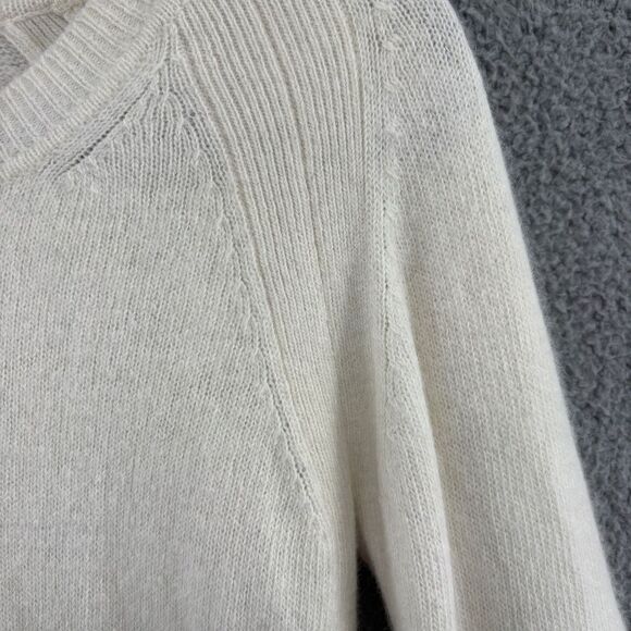 Acne Sweater Ivory Angora Knit Women's Size Medium - Picture 3 of 10